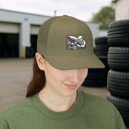 Skeleton Heavy Duty Mechanic hat, Heavy Duty technician embroidered cap