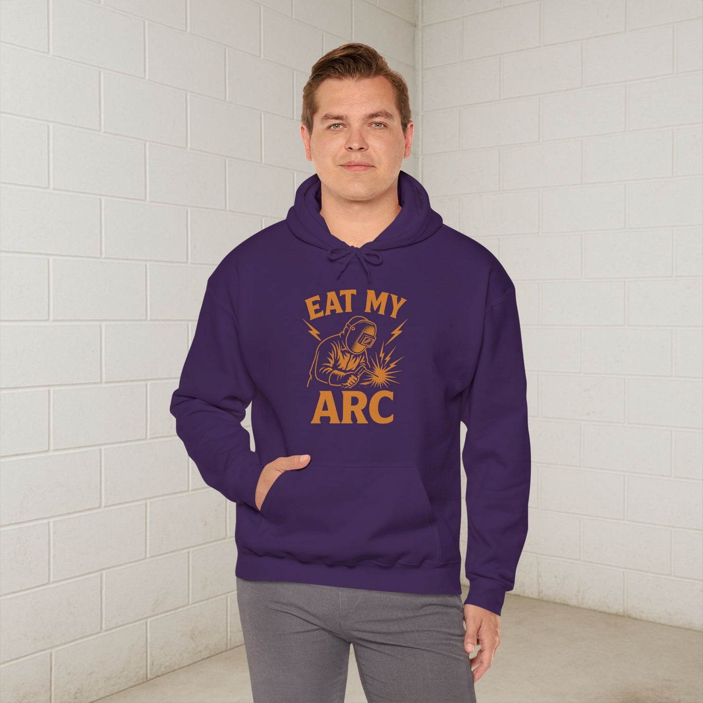'Eat My Arc' Men's Hoodie, Funny Sweater