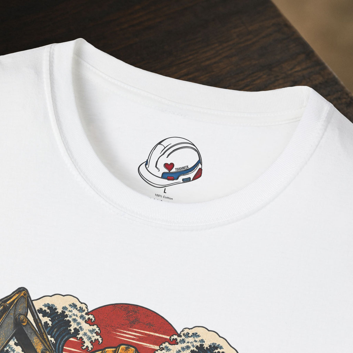 Heavy Duty Mechanic Hardhat Machinery Woodblock T-Shirt