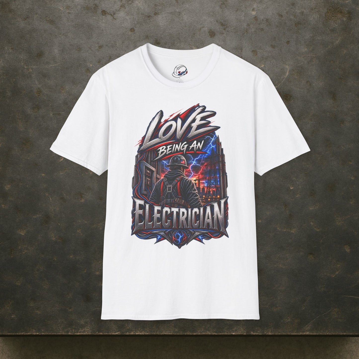 Electrician High Voltage T-Shirt, Electrical Trades Power Crew Work Shirt