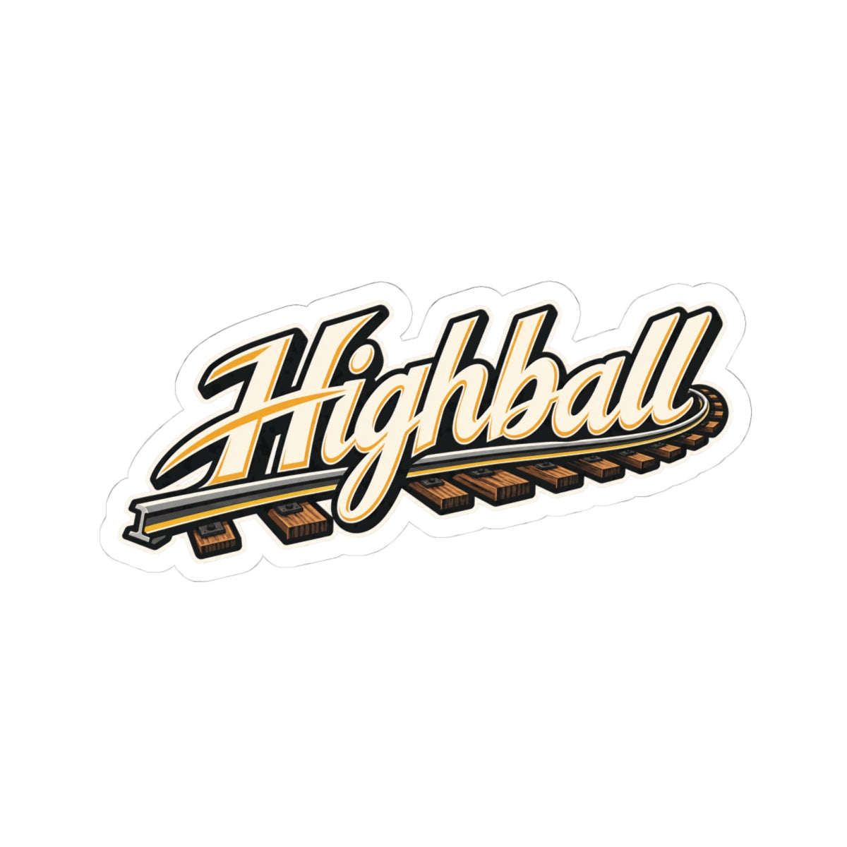 Highball, Railroader Men’s Sticker