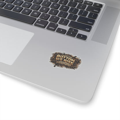 From the Bottom We Rise Sticker, Roughneck Hardhat Stickers