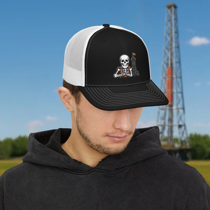 Oil Skeleton Work Hat, Oilfield All-Roles Cap
