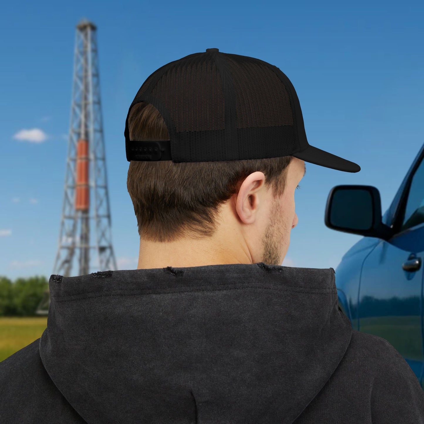 Oil Skeleton Work Hat, Oilfield All-Roles Cap