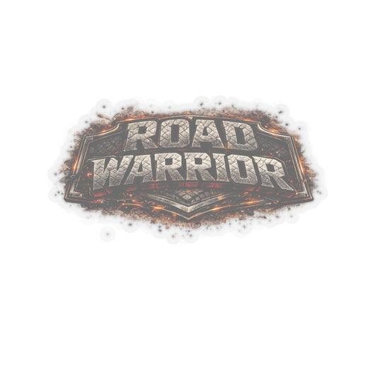 Road Warrior Sticker, Truck Driver Hardhat Stickers