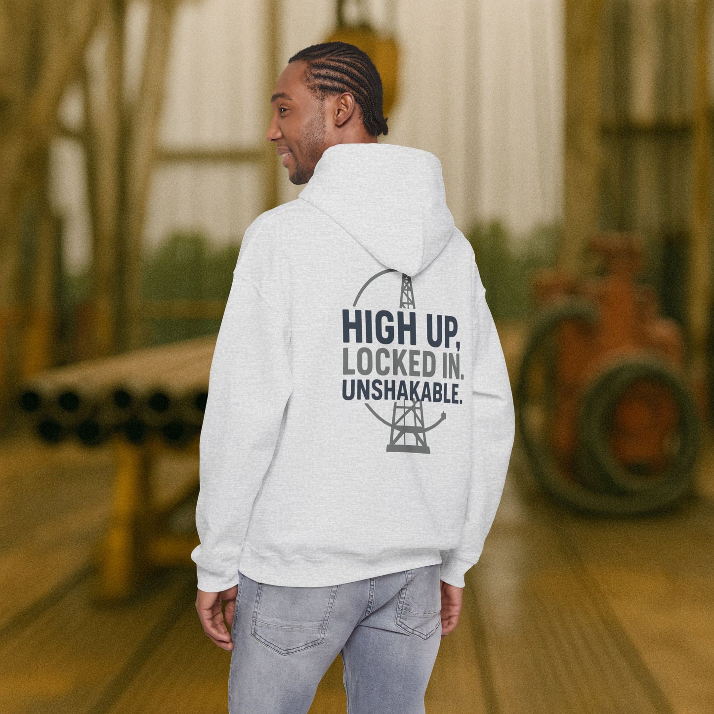 “High Up Locked In Unshakable” Hoodie, Derrickhand Sweater