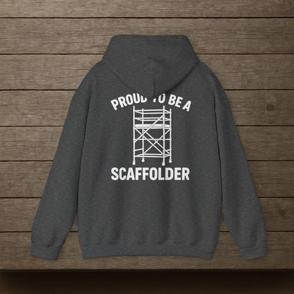 'Proud to Be a Scaffolder' Hoodie, Motivational Sweater