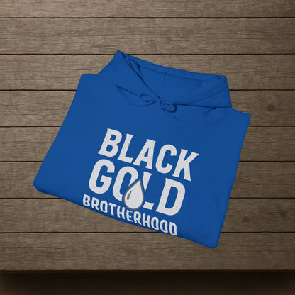 'Black Gold Brotherhood' Hoodie, Motivational Sweater
