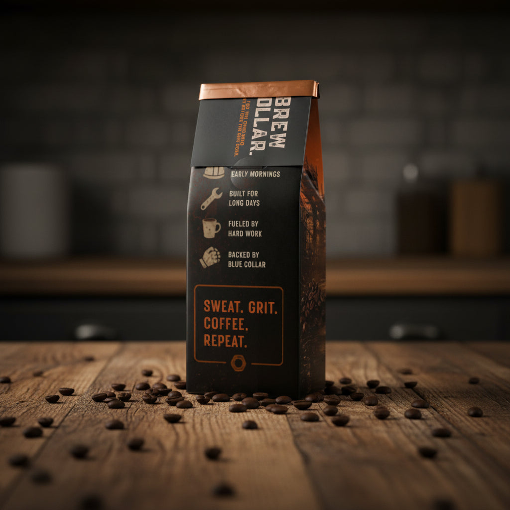 Brew Collar Medium Roast Coffee Blend, Toughneck Trades Coffee Drinks