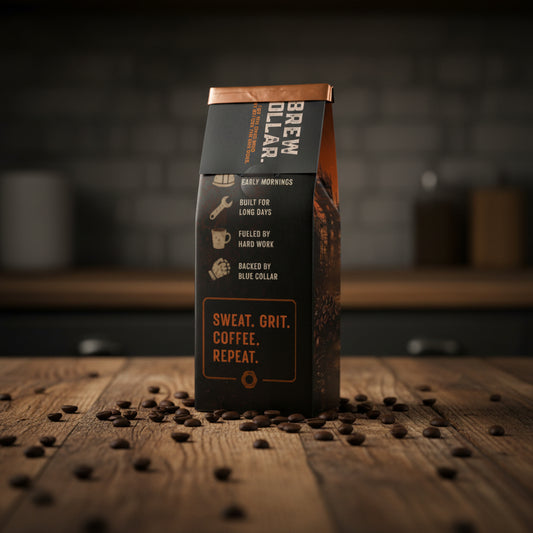 Brew Collar Medium Roast Coffee Blend, Toughneck Trades Coffee Drinks