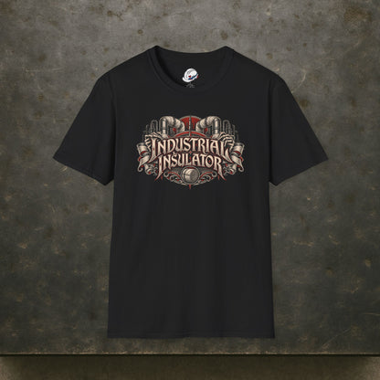 Industrial Insulator Skeletal Hands and Wrapped Pipe T-Shirt
