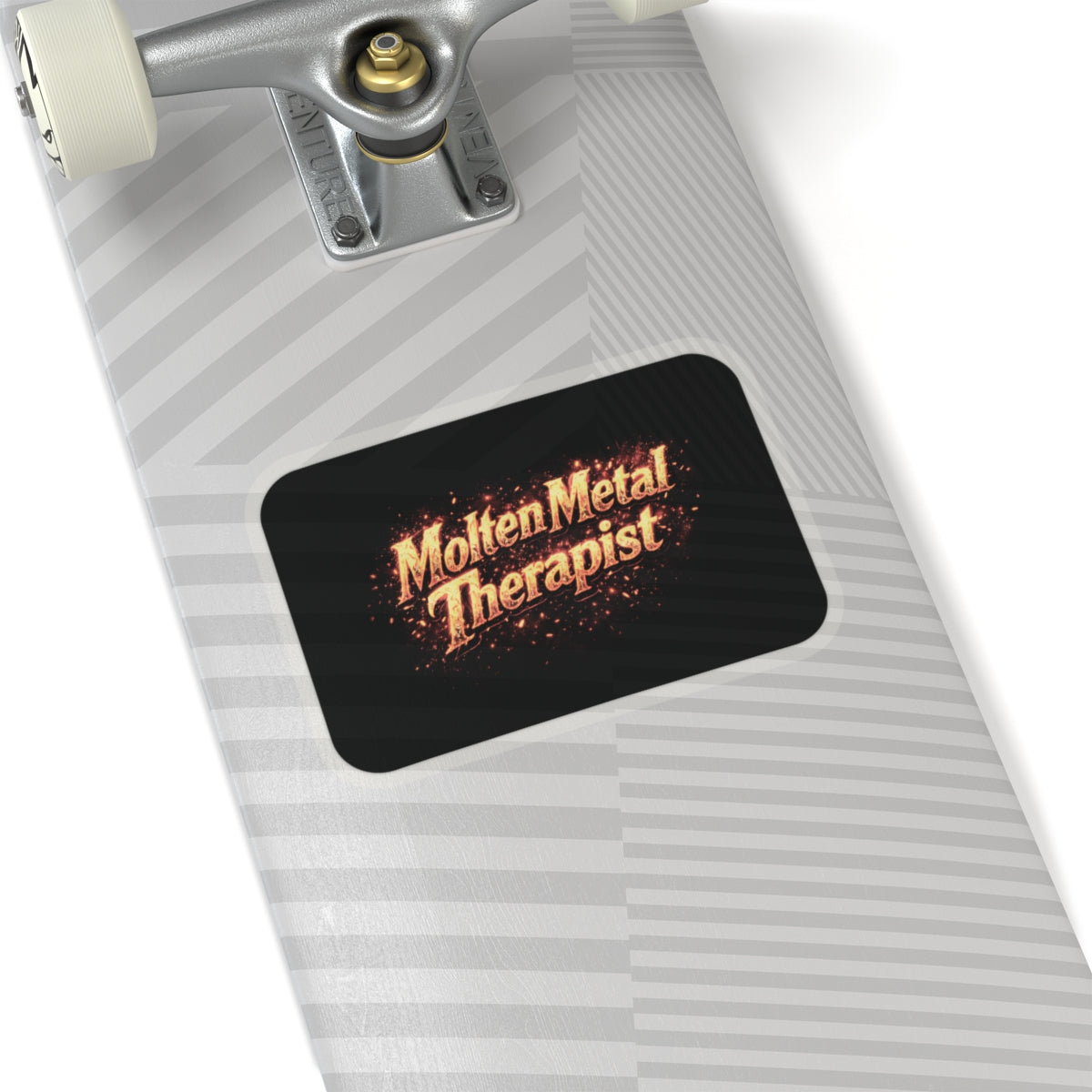 Molten Metal Therapist Sticker, Welder Hardhat Stickers