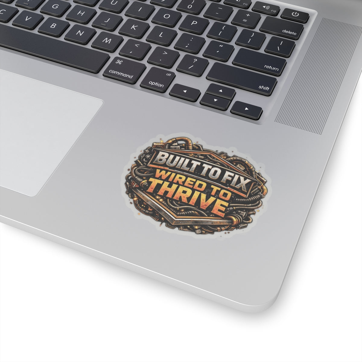 Built to Fix Wired to Thrive Sticker, Heavy Duty Mechanic Hardhat Stickers