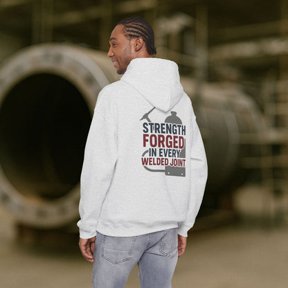 “Strength Forged in Every Welded Joint” Hoodie, Boilermaker Sweater