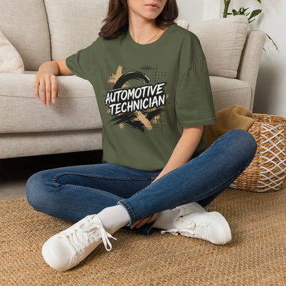 Automotive Technician T-Shirt, Distressed Auto Mechanic T-Shirt