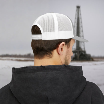 Roughneck Tongs Visual Hat, Skeleton Floorhand Embroidered Cap