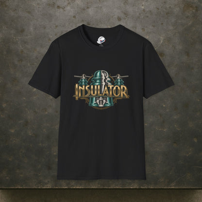 Insulator Cutaway Glass Insulator and Power Line T-Shirt