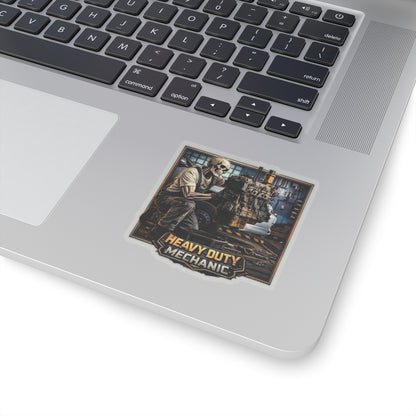 Heavy Duty Mechanic Sticker, Heavy Duty Mechanic Hardhat Stickers