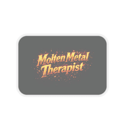 Molten Metal Therapist Sticker, Welder Hardhat Stickers