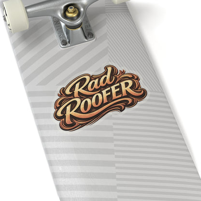 Rad Roofer Sticker, Roofer Hardhat Stickers