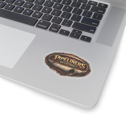 Pipeliners We Lay Pipe Sticker, Pipeliner Hardhat Stickers
