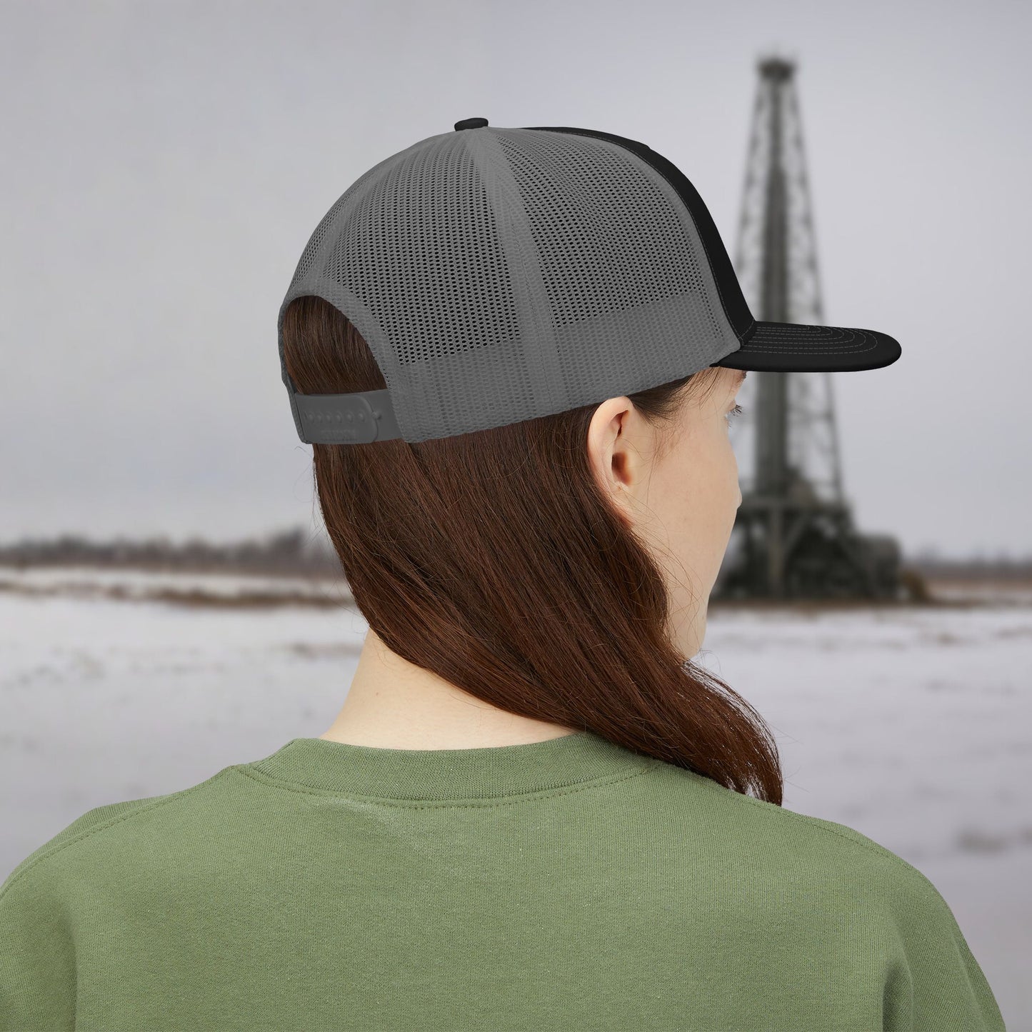 Oil Skeleton Work Hat, Oilfield All-Roles Cap