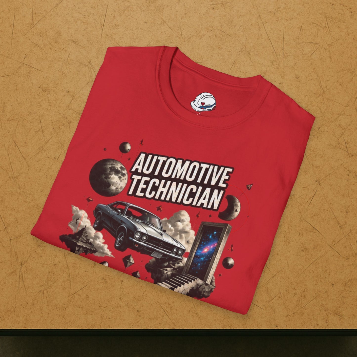 Cosmos Garage Automotive Technician T-Shirt, Space Mechanic T-Shirt