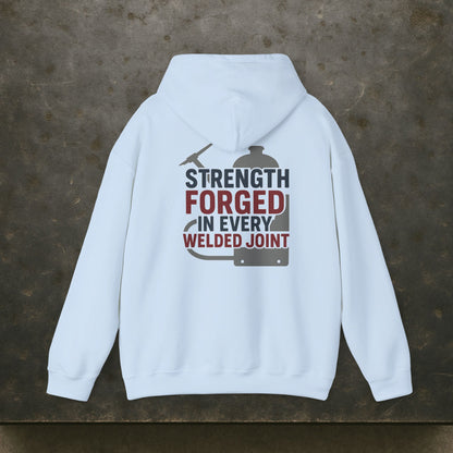 “Strength Forged in Every Welded Joint” Hoodie, Boilermaker Sweater