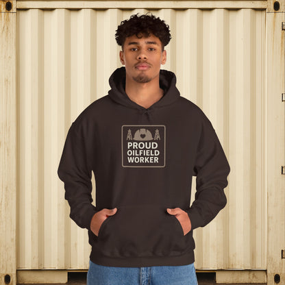 'Proud Oilfield Worker' Hoodie, Motivational Sweater