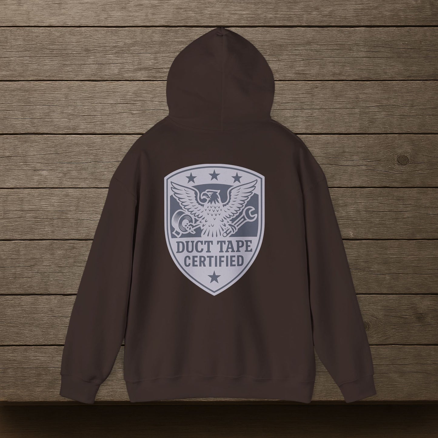 'Duct Tape Certified' Hoodie, Motivational Sweater