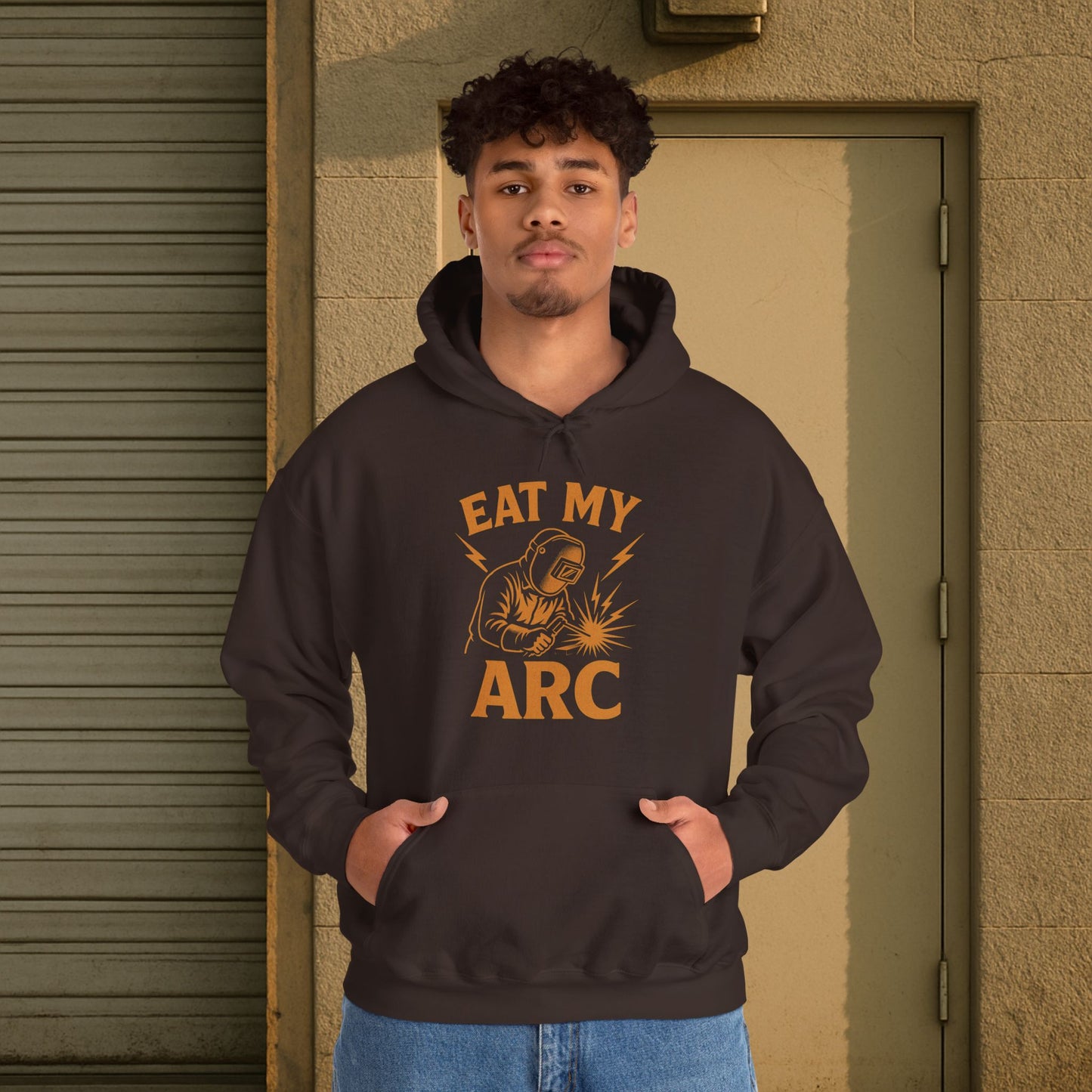'Eat My Arc' Men's Hoodie, Funny Sweater