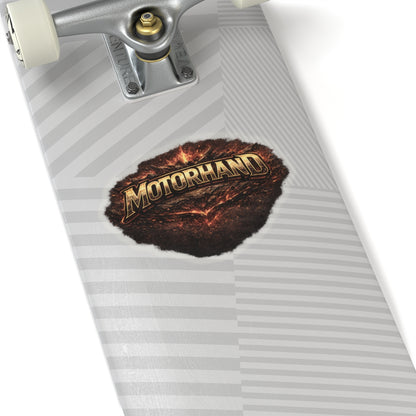 Motorhand Oilfield Sticker, Motor Hand Pride Hardhat Stickers