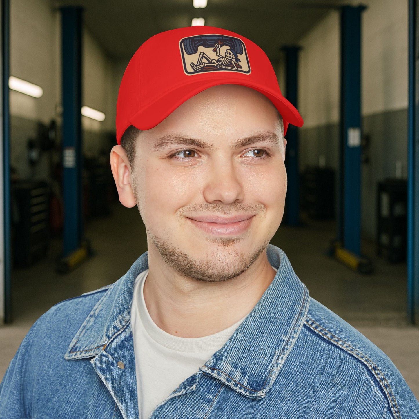 Auto Technician Under the Lift hat, Automotive Tech cap