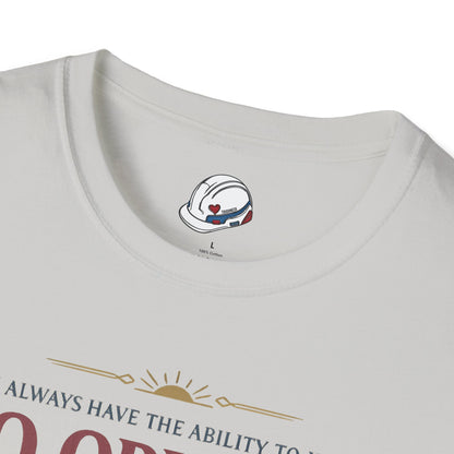 "Ability To Have No Opinion” T-Shirt, Stoic Observer motivational t-shirt