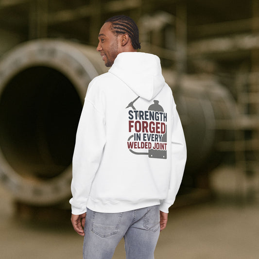 “Strength Forged in Every Welded Joint” Hoodie, Boilermaker Sweater