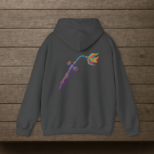 Psychedelic Torch Hoodie, Welder Sweater