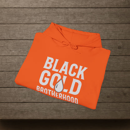 'Black Gold Brotherhood' Hoodie, Motivational Sweater