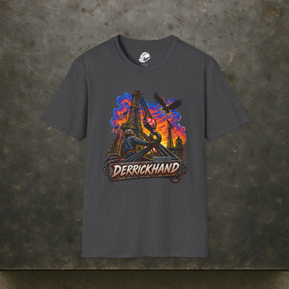 Derrickhand Oilfield T-Shirt, Derrick Hand Drilling Rig Work Shirt