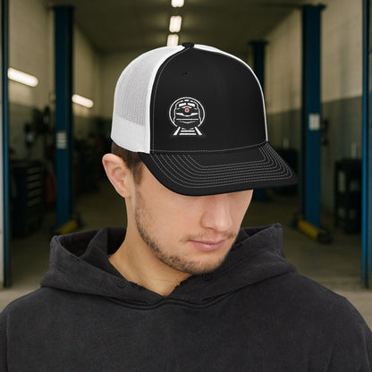 Embroidered Railroad Engine Hat, Railroader Cap