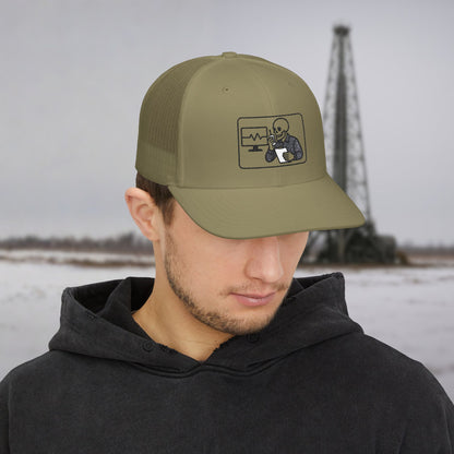 Tool Pusher Skeleton Oilfield hat, Tool Push cap