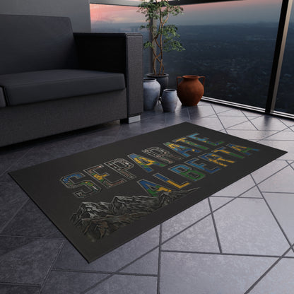 "Separate Alberta" Outdoor Rug, ToughNeck outdoor patio rug