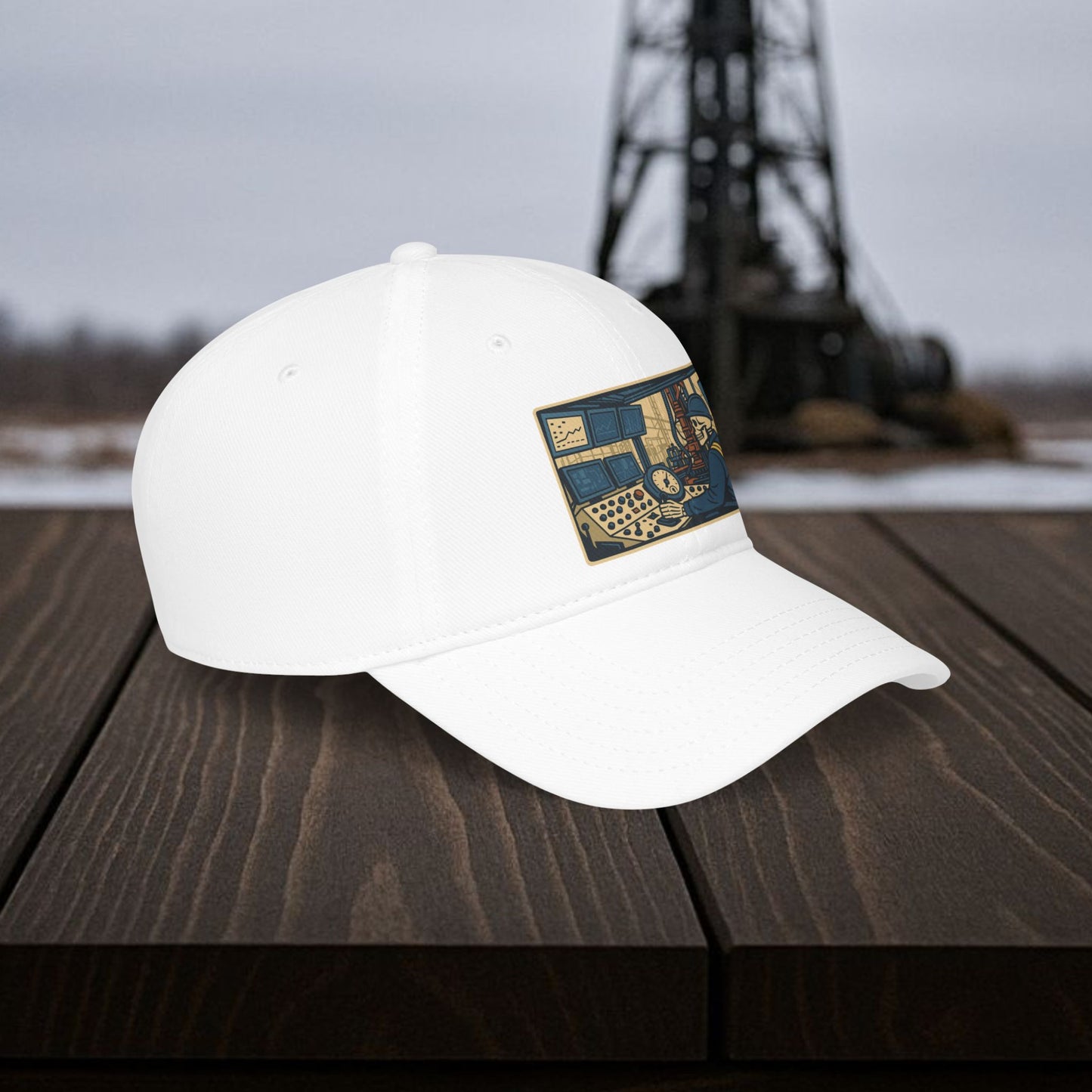 Driller Gauge Panel hat, Driller Skeleton cap