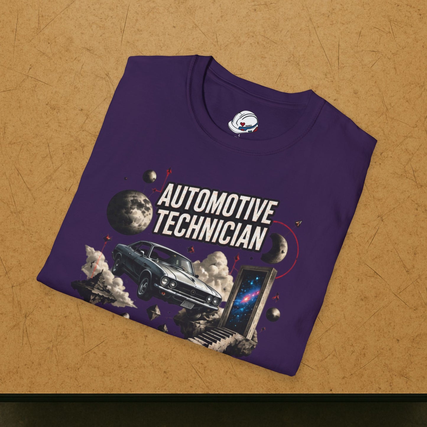 Cosmos Garage Automotive Technician T-Shirt, Space Mechanic T-Shirt