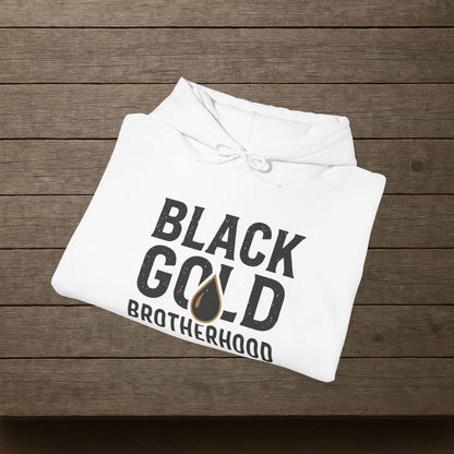 'Black Gold Brotherhood' Hoodie, Motivational Sweater