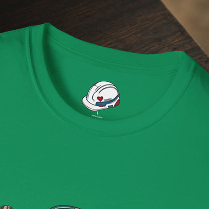 Insulator Cutaway Glass Insulator and Power Line T-Shirt