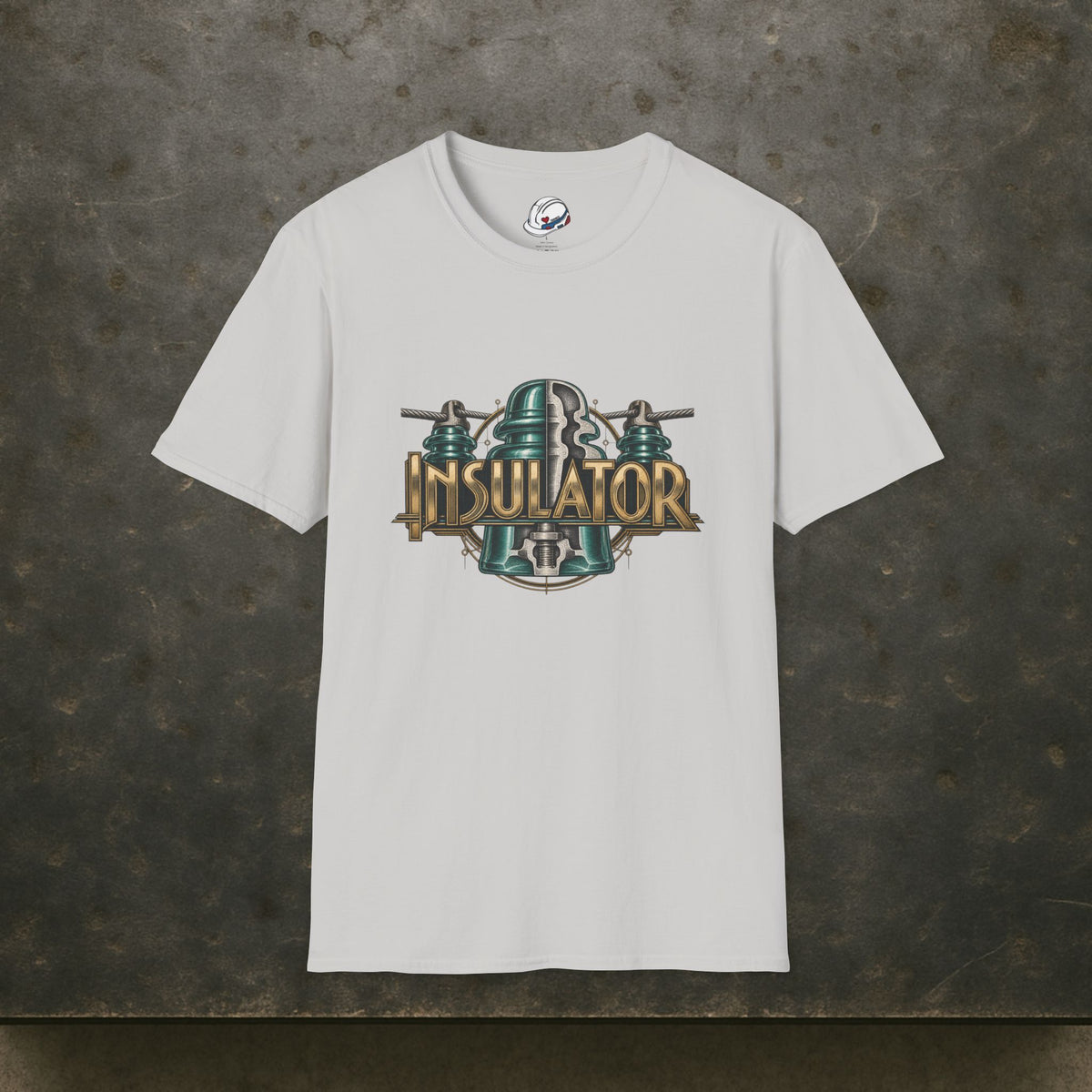 Insulator Cutaway Glass Insulator and Power Line T-Shirt
