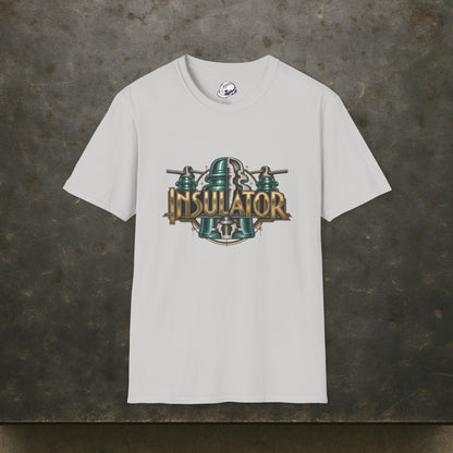 Insulator Cutaway Glass Insulator and Power Line T-Shirt
