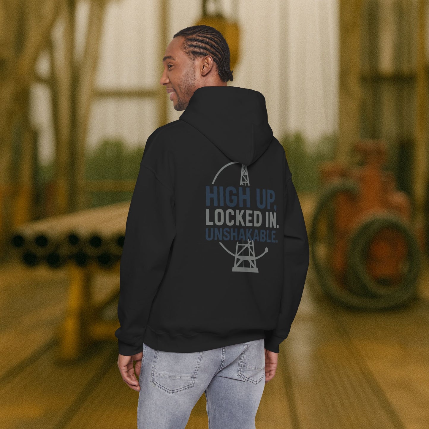 “High Up Locked In Unshakable” Hoodie, Derrickhand Sweater