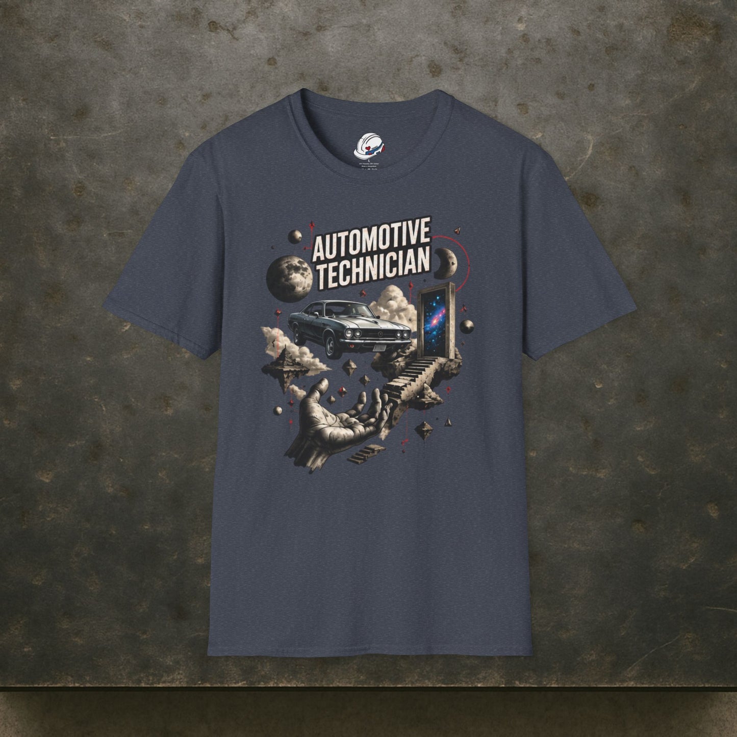 Cosmos Garage Automotive Technician T-Shirt, Space Mechanic T-Shirt