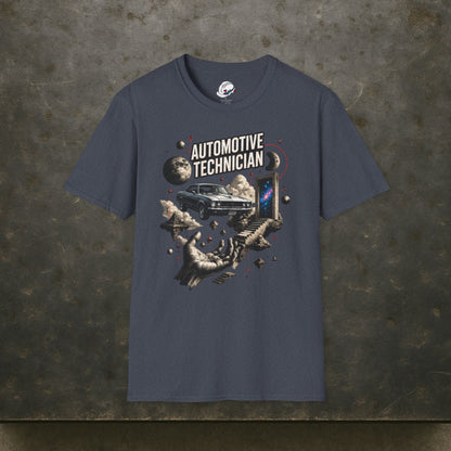 Cosmos Garage Automotive Technician T-Shirt, Space Mechanic T-Shirt